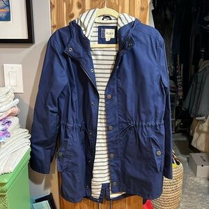 Roxy longline hooded raincoat